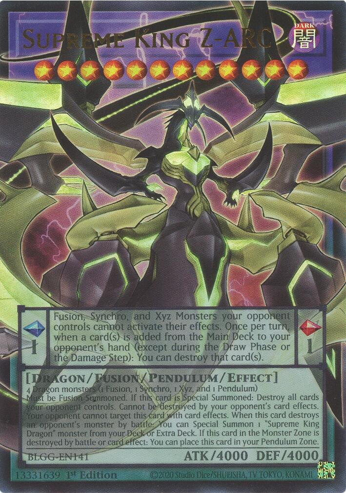 Supreme King Z-ARC [BLGG-EN141] Ultra Rare | Shuffle n Cut Hobbies & Games
