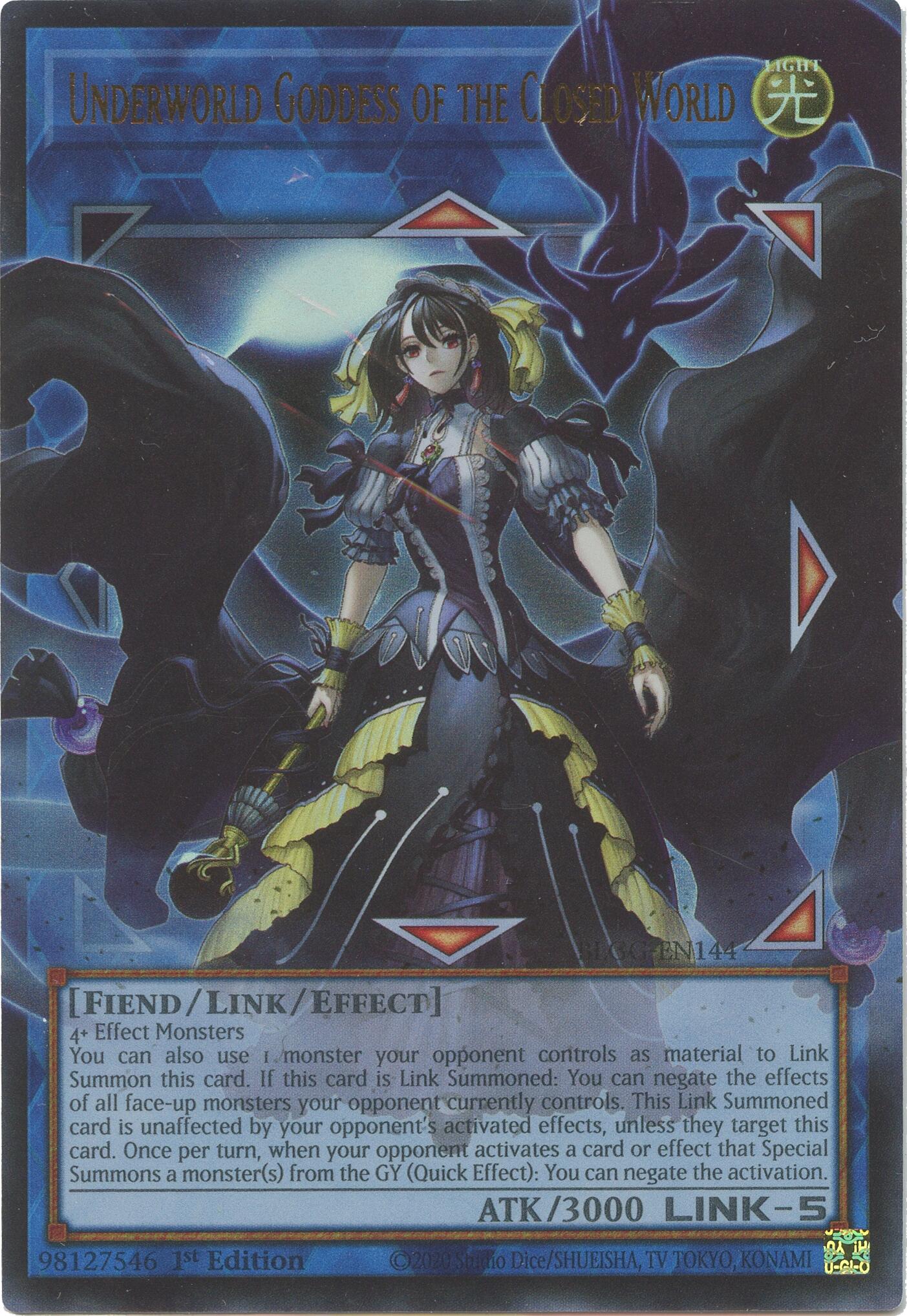Underworld Goddess of the Closed World [BLGG-EN144] Ultra Rare | Shuffle n Cut Hobbies & Games