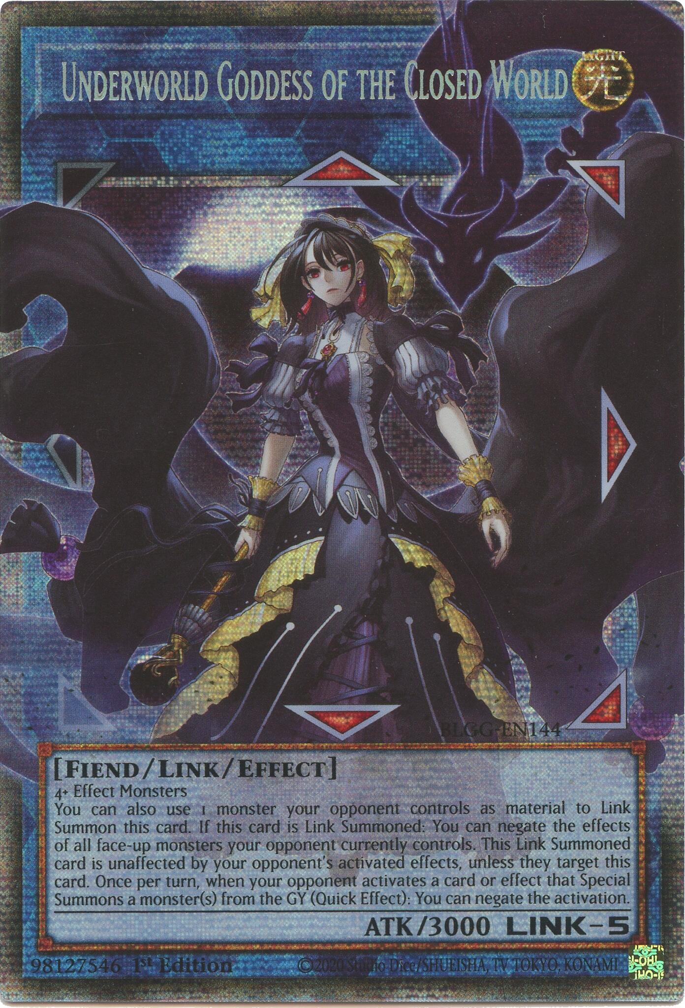 Underworld Goddess of the Closed World (Starlight Rare) [BLGG-EN144] Starlight Rare | Shuffle n Cut Hobbies & Games