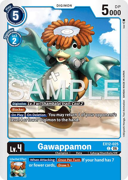 Gawappamon [EX12-025] [Digital World Shambala] | Shuffle n Cut Hobbies & Games