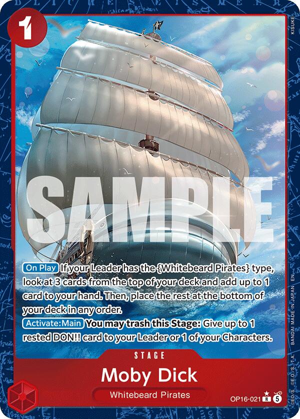 Moby Dick (Alternate Art) [The Time of Battle] | Shuffle n Cut Hobbies & Games