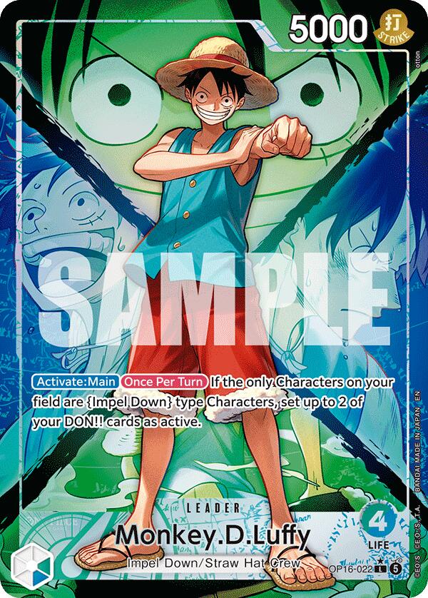 Monkey.D.Luffy (Alternate Art) [The Time of Battle] | Shuffle n Cut Hobbies & Games