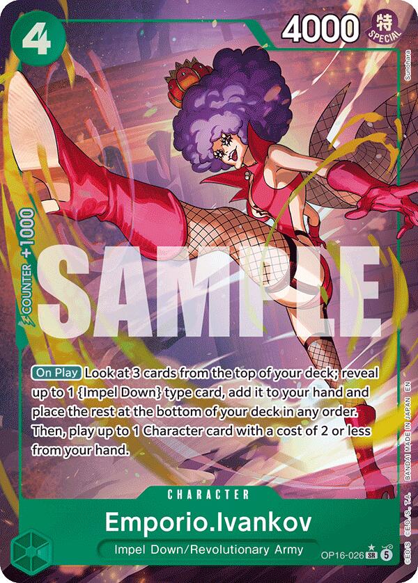 Emporio.Ivankov (Alternate Art) [The Time of Battle] | Shuffle n Cut Hobbies & Games