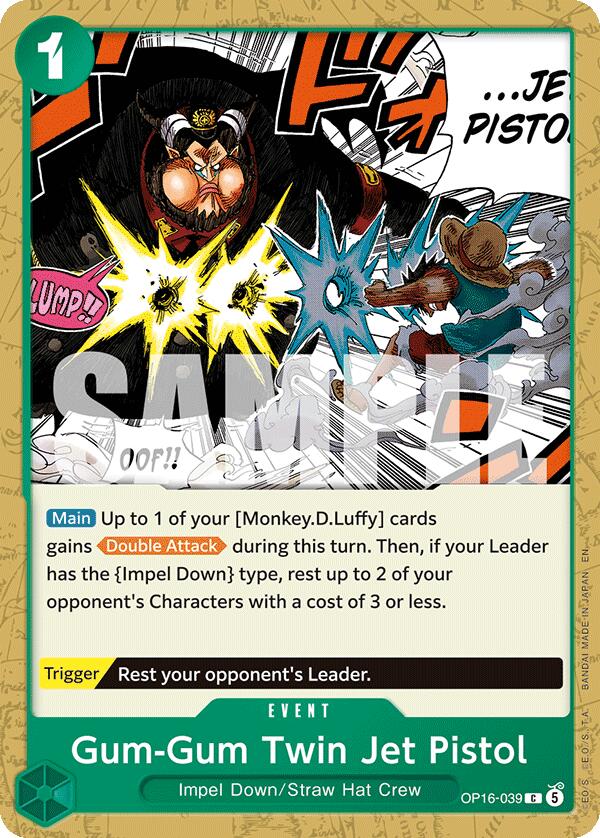 Gum-Gum Twin Jet Pistol [The Time of Battle] | Shuffle n Cut Hobbies & Games