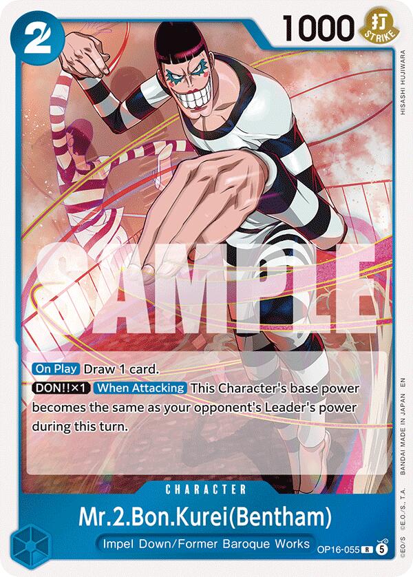 Mr.2.Bon.Kurei(Bentham) [The Time of Battle] | Shuffle n Cut Hobbies & Games