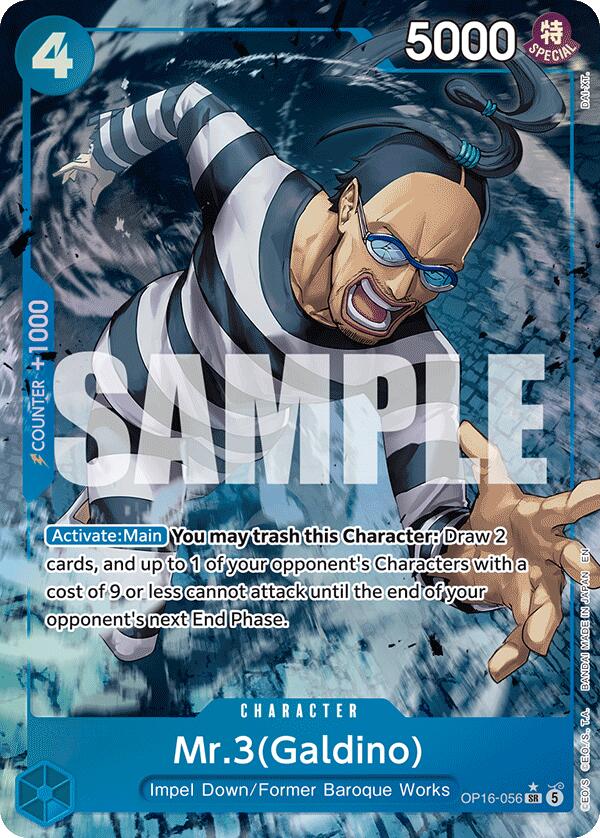 Mr.3(Galdino) (Alternate Art) [The Time of Battle] | Shuffle n Cut Hobbies & Games