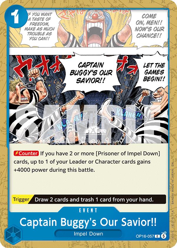 Captain Buggy's Our Savior!! [The Time of Battle] | Shuffle n Cut Hobbies & Games