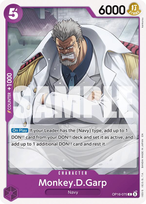 Monkey.D.Garp [The Time of Battle] | Shuffle n Cut Hobbies & Games