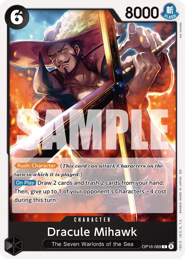 Dracule Mihawk [The Time of Battle] | Shuffle n Cut Hobbies & Games
