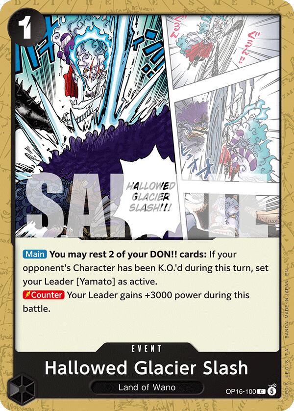 Hallowed Glacier Slash [The Time of Battle] | Shuffle n Cut Hobbies & Games