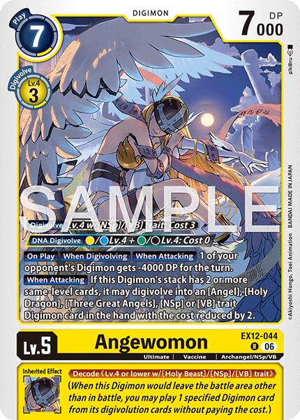 Angewomon [EX12-044] [Digital World Shambala] | Shuffle n Cut Hobbies & Games