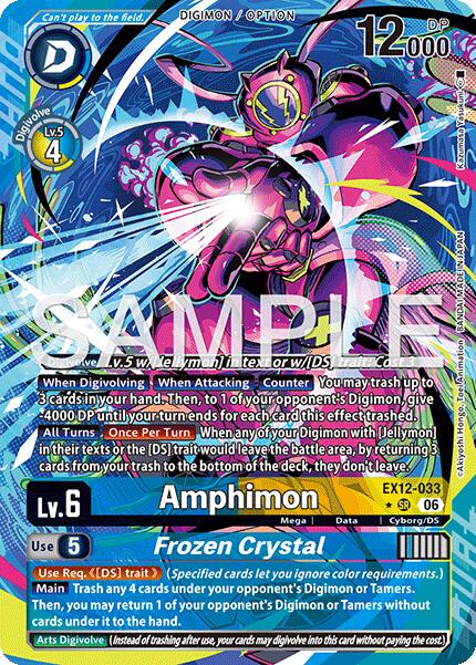 Amphimon // Frozen Crystal [EX12-033] [Digital World Shambala] | Shuffle n Cut Hobbies & Games