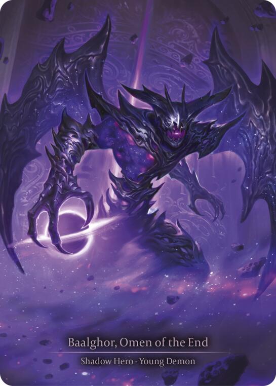 Baalghor, Omen of the End (Marvel) [IAR159-MV] (Omens of the Third Age)  Cold Foil | Shuffle n Cut Hobbies & Games