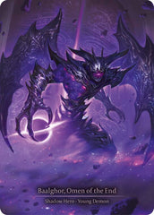 Baalghor, Omen of the End (Marvel) [IAR159-MV] (Omens of the Third Age)  Cold Foil | Shuffle n Cut Hobbies & Games