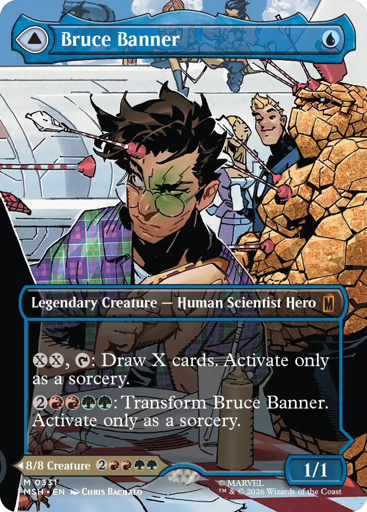 Bruce Banner (Borderless) (0331) [Marvel Super Heroes] | Shuffle n Cut Hobbies & Games