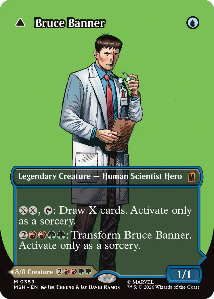 Bruce Banner (Borderless) (0359) [Marvel Super Heroes] | Shuffle n Cut Hobbies & Games