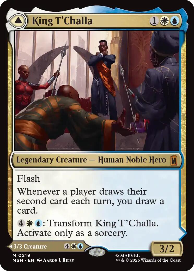 King T'Challa [Marvel Super Heroes] | Shuffle n Cut Hobbies & Games