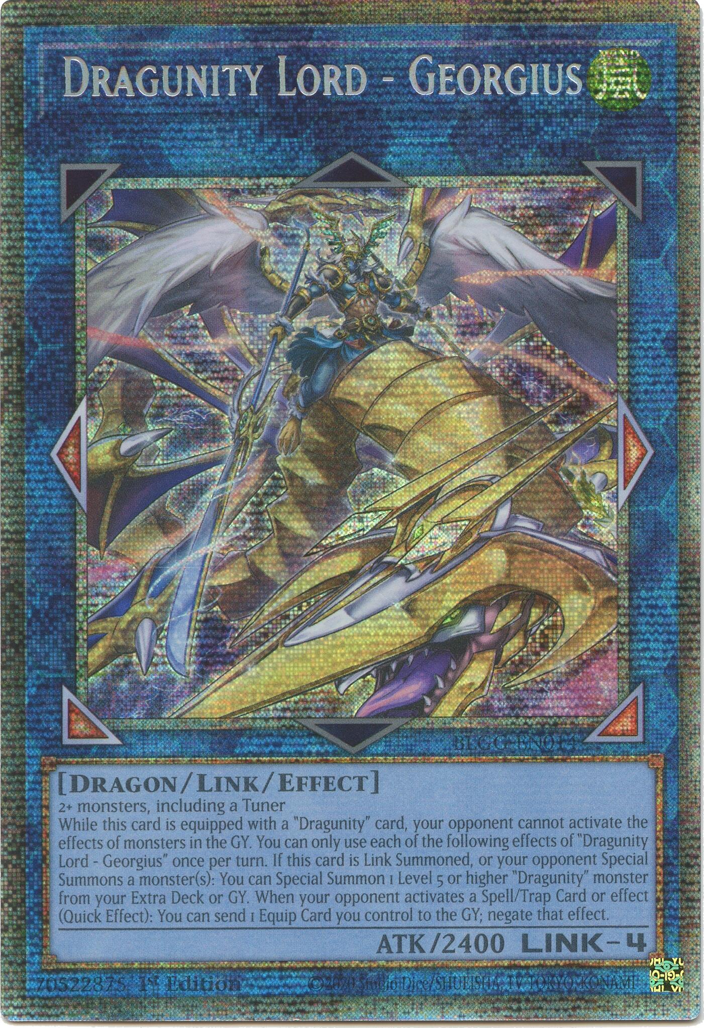Dragunity Lord - Georgius (Starlight Rare) [BLGG-EN014] Starlight Rare | Shuffle n Cut Hobbies & Games