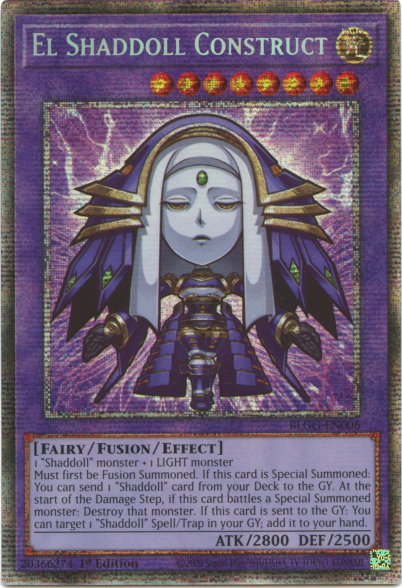 El Shaddoll Construct (Starlight Rare) [BLGG-EN006] Starlight Rare | Shuffle n Cut Hobbies & Games