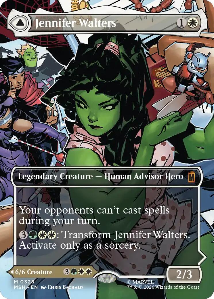 Jennifer Walters // The Sensational She-Hulk (Borderless) (0328) [Marvel Super Heroes] | Shuffle n Cut Hobbies & Games