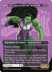 Jennifer Walters // The Sensational She-Hulk (Borderless) (0355) [Marvel Super Heroes] | Shuffle n Cut Hobbies & Games