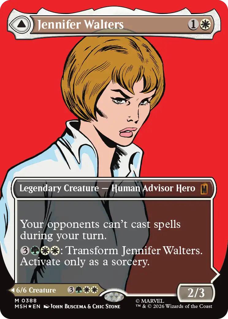 Jennifer Walters // The Sensational She-Hulk (Borderless) (0388) [Marvel Super Heroes] | Shuffle n Cut Hobbies & Games