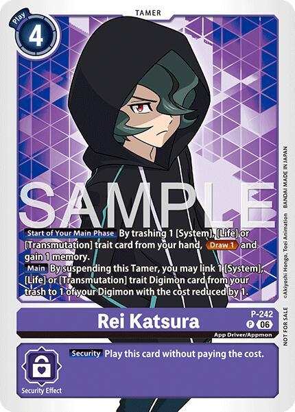 Rei Katsura [P-242] (Official Store Tournament 2026 Vol. 3 Participant) [Promotional Cards] | Shuffle n Cut Hobbies & Games