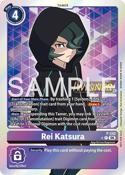Rei Katsura [P-242] (Official Store Tournament 2026 Vol. 3 Winner) [Promotional Cards] | Shuffle n Cut Hobbies & Games