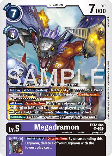 Megadramon [EX12-064] [Digital World Shambala] | Shuffle n Cut Hobbies & Games