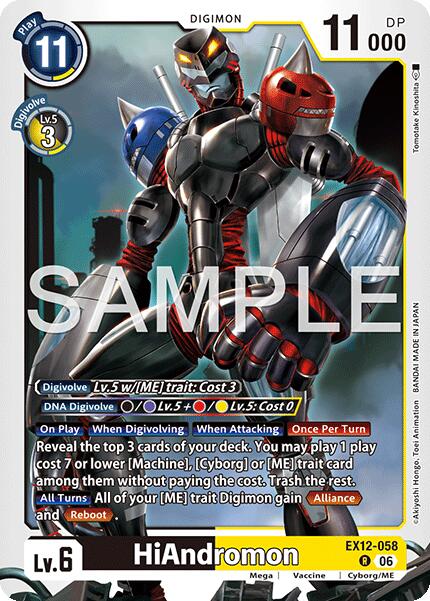 HiAndromon [EX12-058] [Digital World Shambala] | Shuffle n Cut Hobbies & Games