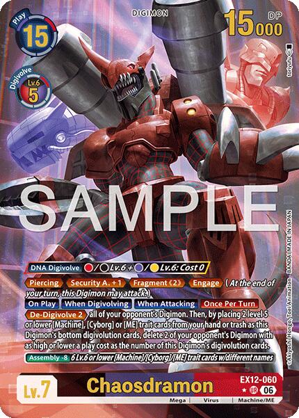 Chaosdramon [EX12-060] (Alternate Art) [Digital World Shambala] | Shuffle n Cut Hobbies & Games
