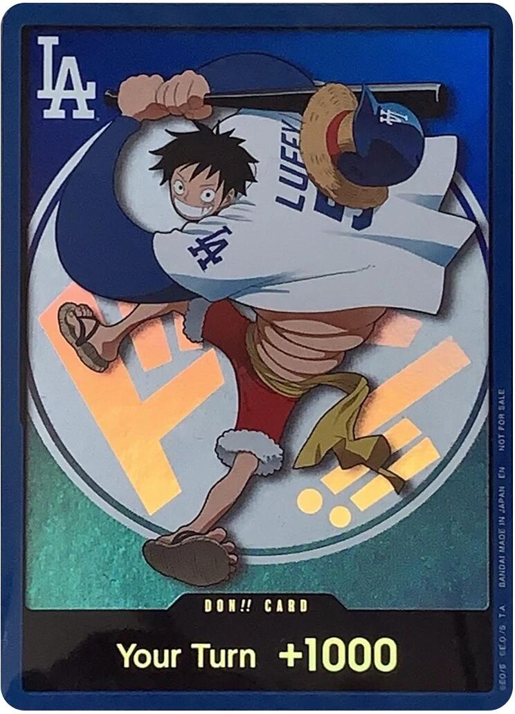 DON!! Card (LA Dodgers 2026 Promo) [One Piece Promotion Cards] | Shuffle n Cut Hobbies & Games