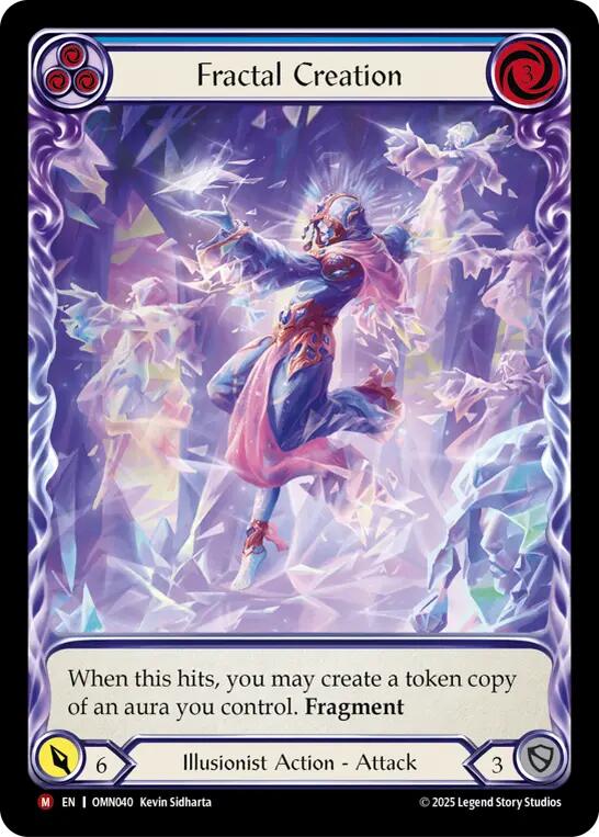 Fractal Creation (Extended Art) [OMN040] (Omens of the Third Age)  Cold Foil | Shuffle n Cut Hobbies & Games
