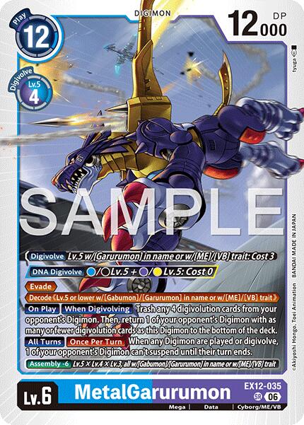 MetalGarurumon [EX12-035] [Digital World Shambala] | Shuffle n Cut Hobbies & Games