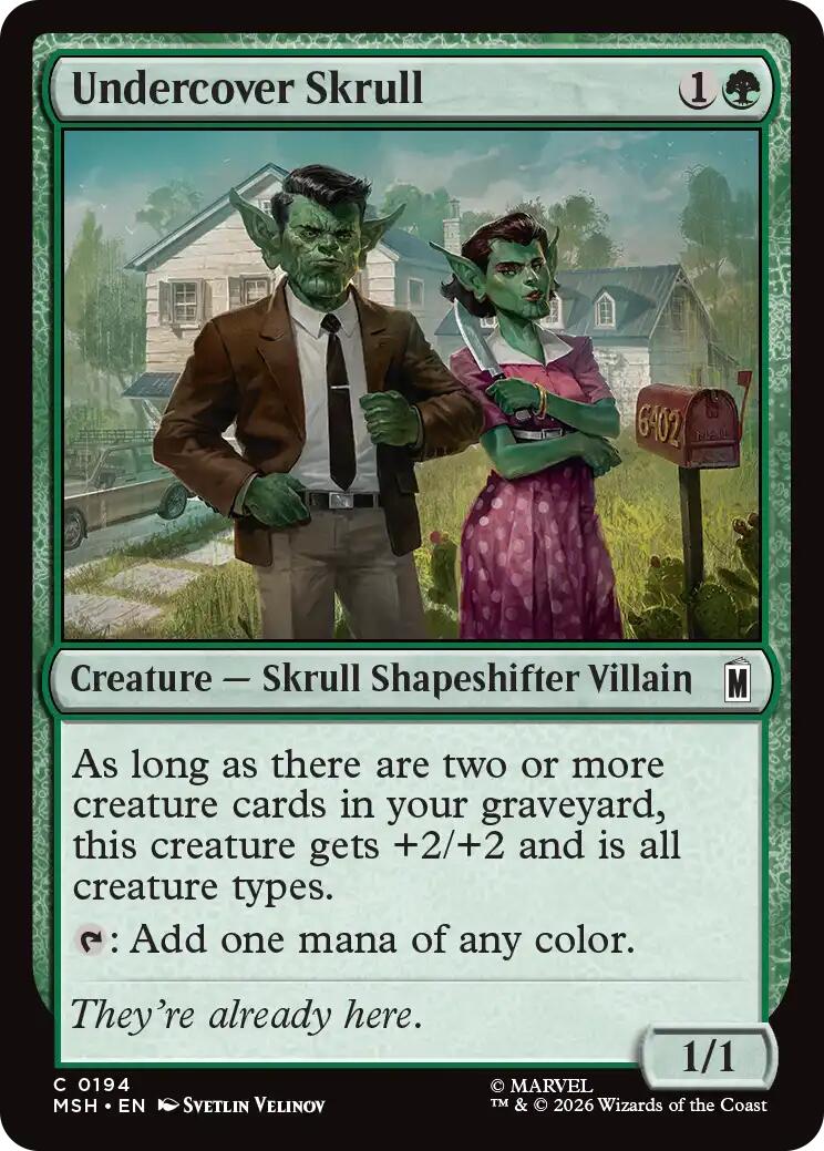Undercover Skull [Marvel Super Heroes] | Shuffle n Cut Hobbies & Games
