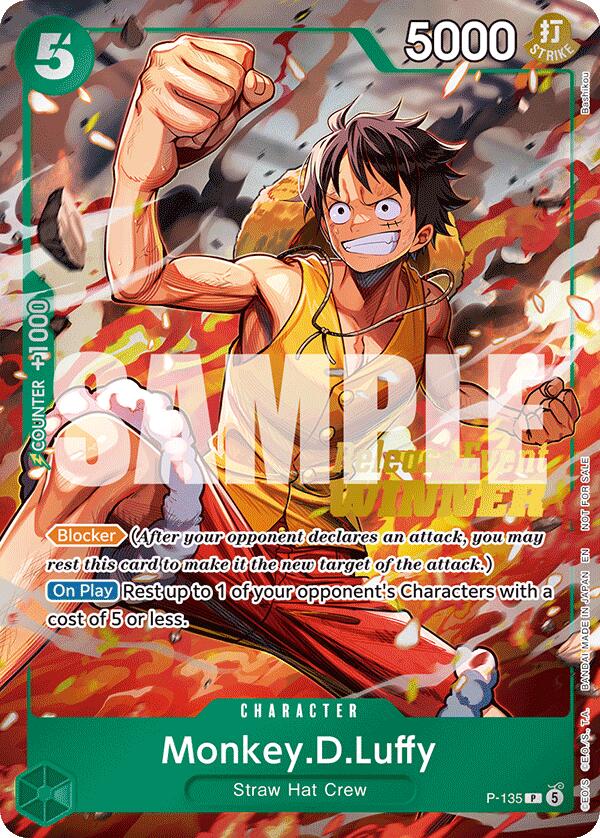 Monkey.D.Luffy (OP16 Release Event Winner) [One Piece Promotion Cards] | Shuffle n Cut Hobbies & Games