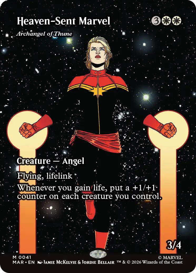 Heaven-Sent Marvel - Archangel of Thune (Borderless) [Marvel Universe: Eternal-Legal] | Shuffle n Cut Hobbies & Games
