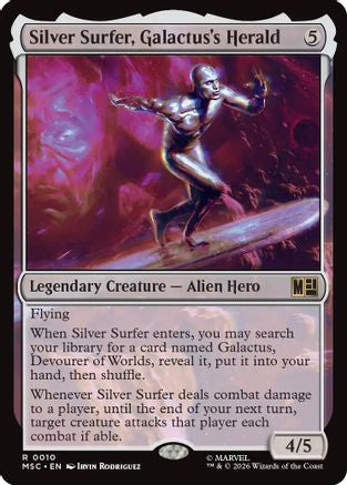Silver Surfer, Galactus's Herald [Marvel Super Heroes Commander] | Shuffle n Cut Hobbies & Games
