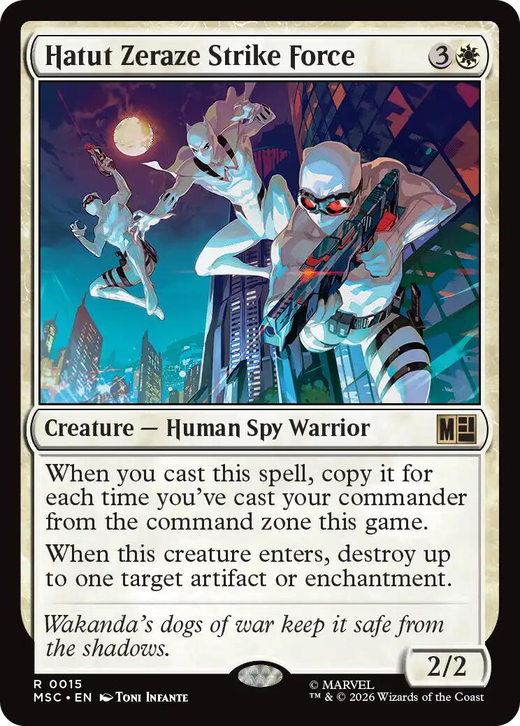 Hatut Zeraze Strike Force (Surge Foil) [Marvel Super Heroes Commander] | Shuffle n Cut Hobbies & Games