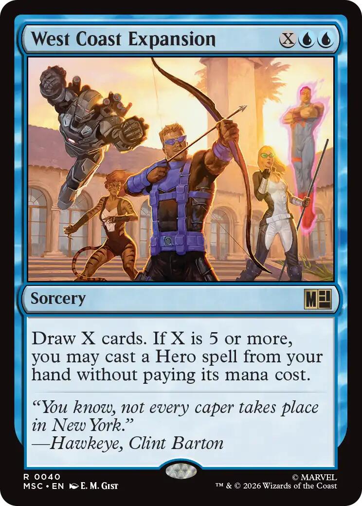 West Coast Expansion (Surge Foil) [Marvel Super Heroes Commander] | Shuffle n Cut Hobbies & Games