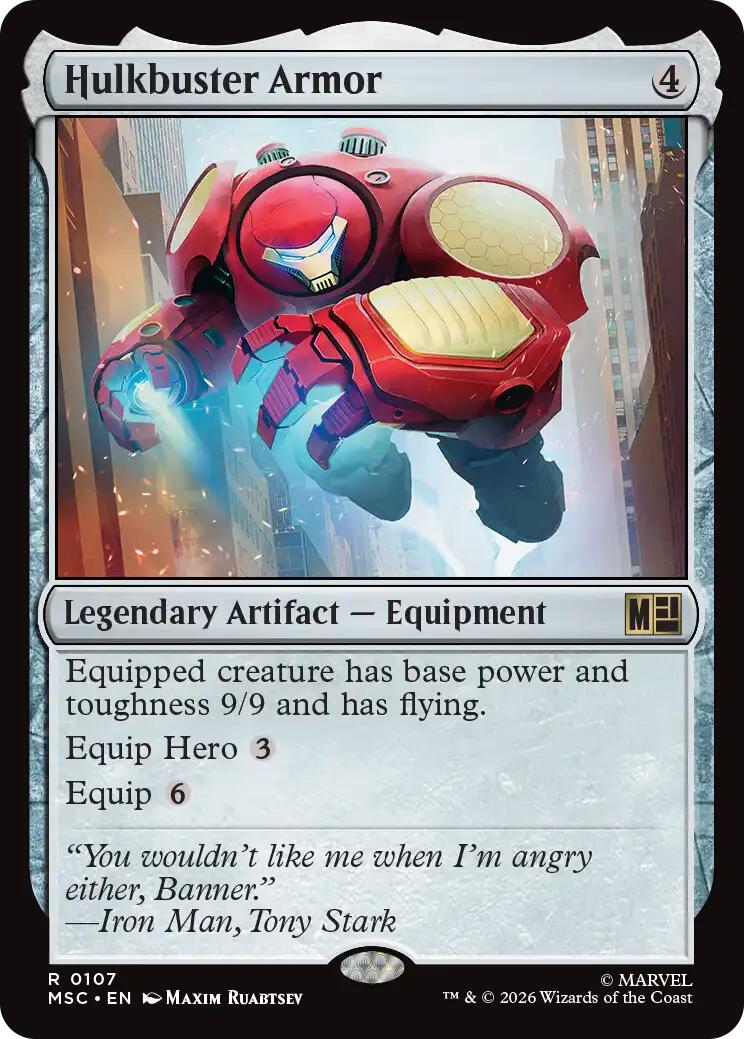 Hulkbuster Armor (Surge Foil) [Marvel Super Heroes Commander] | Shuffle n Cut Hobbies & Games