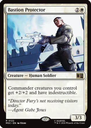 Bastion Protector (Surge Foil) [Marvel Super Heroes Commander] | Shuffle n Cut Hobbies & Games