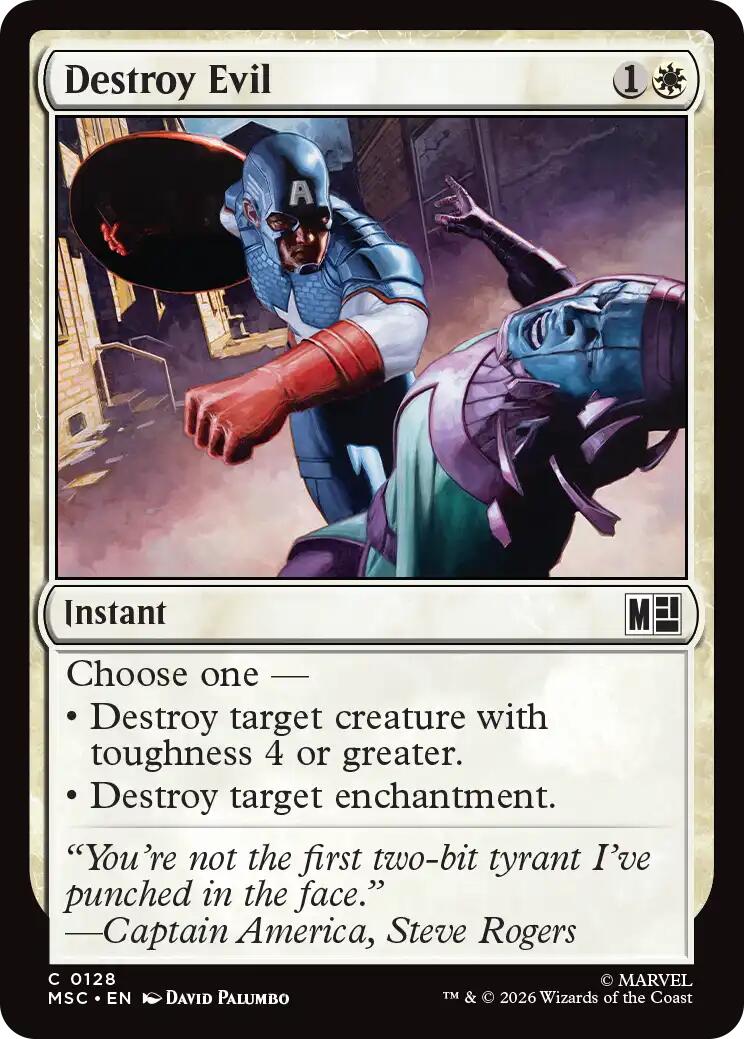 Destroy Evil (Surge Foil) [Marvel Super Heroes Commander] | Shuffle n Cut Hobbies & Games