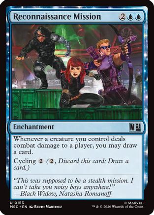 Reconnaissance Mission (Surge Foil) [Marvel Super Heroes Commander] | Shuffle n Cut Hobbies & Games
