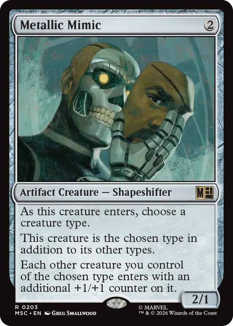 Metallic Mimic (Surge Foil) [Marvel Super Heroes Commander] | Shuffle n Cut Hobbies & Games