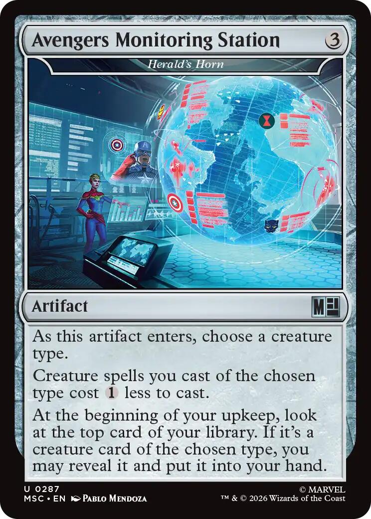 Avengers Monitoring Station - Herald's Horn (Surge Foil) [Marvel Super Heroes Commander] | Shuffle n Cut Hobbies & Games
