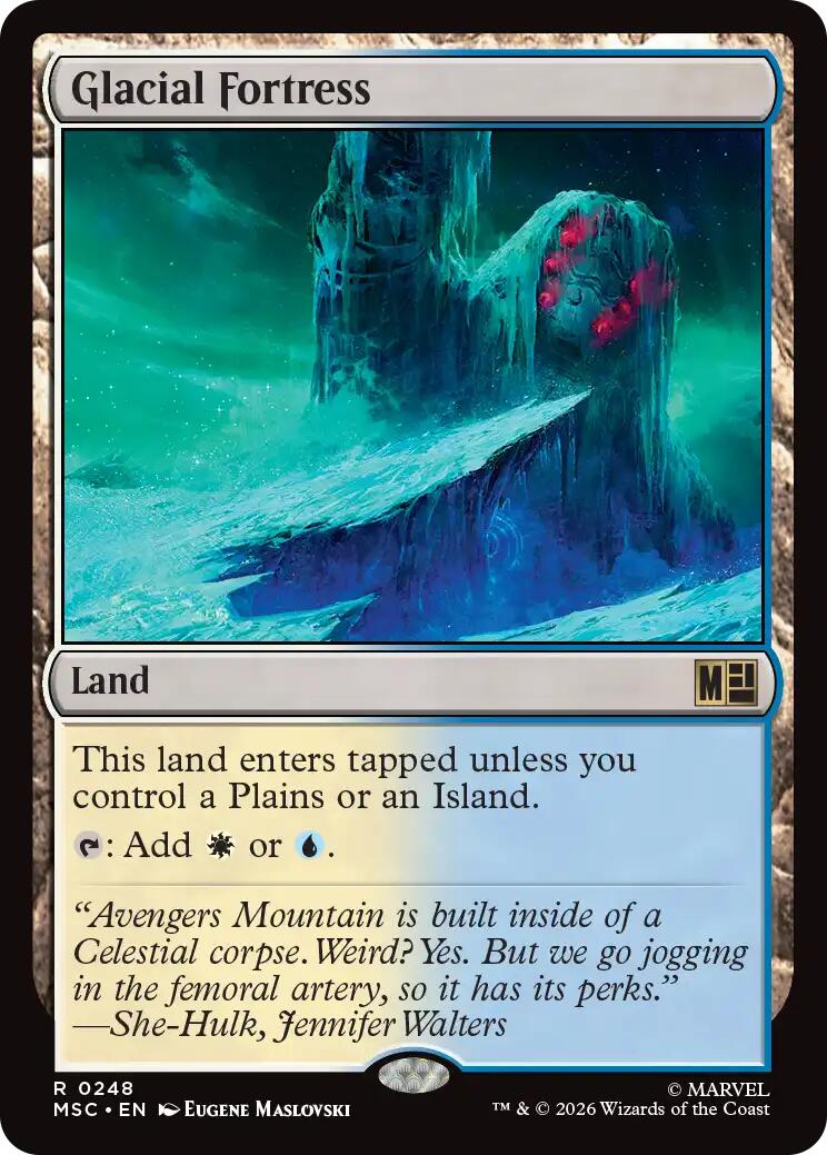 Glacial Fortress (Surge Foil) [Marvel Super Heroes Commander] | Shuffle n Cut Hobbies & Games