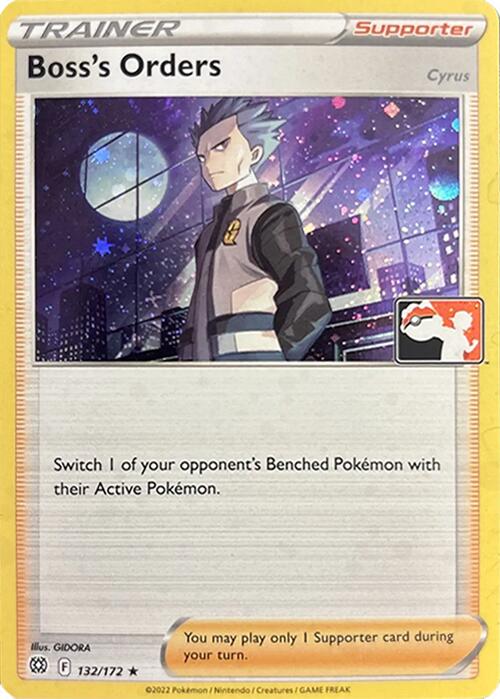 Boss's Orders [Cyrus] - 132/172 (Cosmos Holo) [Prize Pack Series Three] | Shuffle n Cut Hobbies & Games