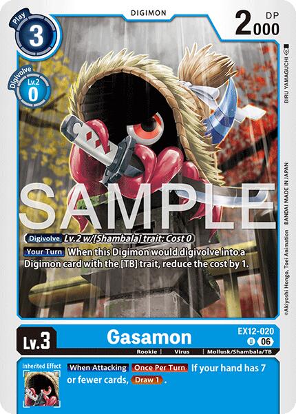 Gasamon [EX12-020] [Digital World Shambala] | Shuffle n Cut Hobbies & Games