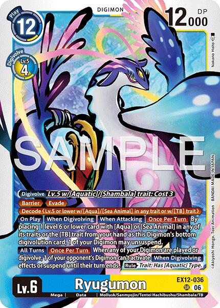 Ryugumon [EX12-036] [Digital World Shambala] | Shuffle n Cut Hobbies & Games